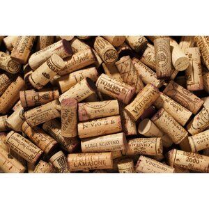 Premium Recycled Corks, Natural Wine Corks from Around The World - 100 Count